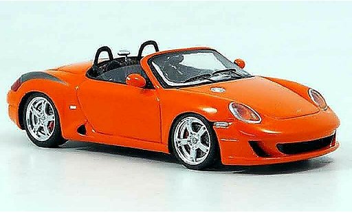 RUF RK Spyder 1/43 Spark naranja 2006 coche miniatura