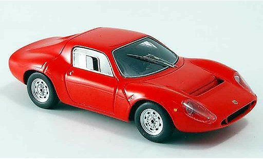 Fiat 130 Abarth 1/43 Spark OT 0 rojo 1966 coche miniatura