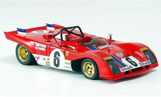 Ferrari 312 PB 1/43 Red Line no.6 daytona 1972 coche miniatura