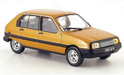 Citroen Visa Berline 1/43 Eagle ii super e marron 1981 coche miniatura