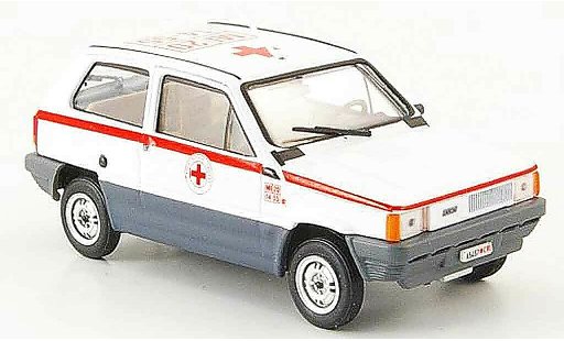 Fiat Panda 45 1/43 Brumm rotes Kreuz Italien 1980 coche miniatura