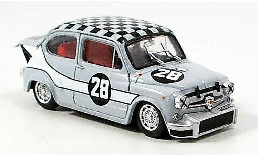 Fiat Abarth 1000 Berlina Corsa 1/43 Brumm No.28 Zandvoort 1969 coche miniatura