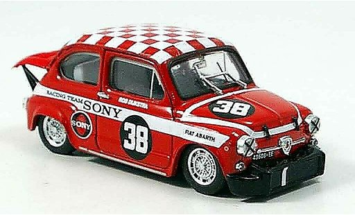 Fiat Abarth 1000 Berlina Corsa 1/43 Brumm No.38 Dijkstra ganador Zandvoort 1969 coche miniatura