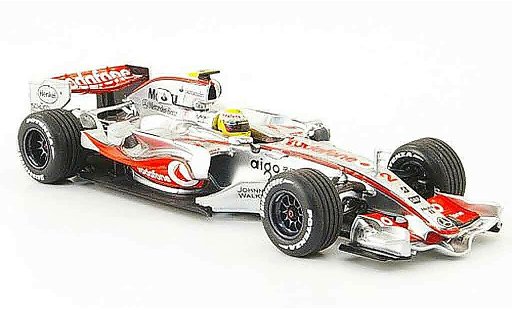 Mercedes F1 2007 1/43 Minichamps McLaren MP 4 22 L.Hamilton Vodafone 1st Podium coche miniatura