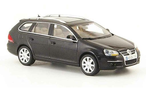 Volkswagen Golf Variant 1/43 Autoart negro 2007 coche miniatura