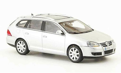 Volkswagen Golf Variant 1/43 Autoart met gris metallisee 2007 coche miniatura