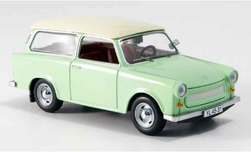 Trabant 601 Universal 1/43 IST Models Familiar verde blanco 1965 coche miniatura