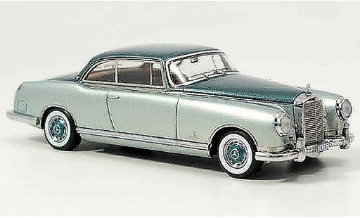 Mercedes 300 Pininfarina 1/43 Neo gris metallisee verde 1955 coche miniatura