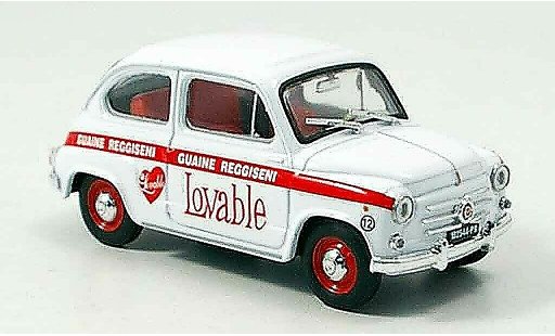 Fiat 600 Berlina 1/43 Brumm Intimo Lovable 1960 coche miniatura