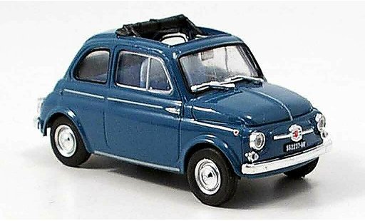 Fiat 500 D 1/43 Brumm azul 1960 coche miniatura
