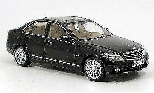Mercedes Classe C Base 1/18 Autoart (W204) negro Elegance coche miniatura