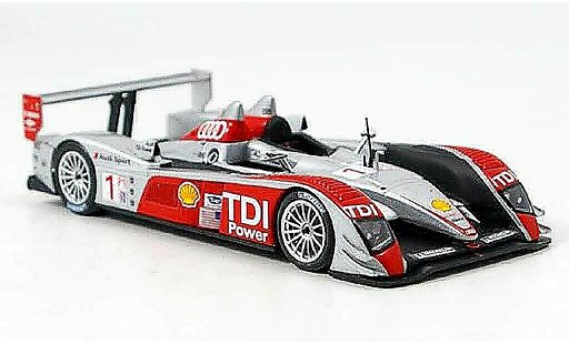 Audi R10 course 1/43 Minichamps 2007 ganador Sports Car Challenge 2007 coche miniatura
