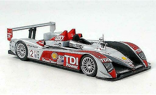 Audi R10 course 1/43 Minichamps 2007 TDI No.2 TDI Power ganador 12h Sebring coche miniatura