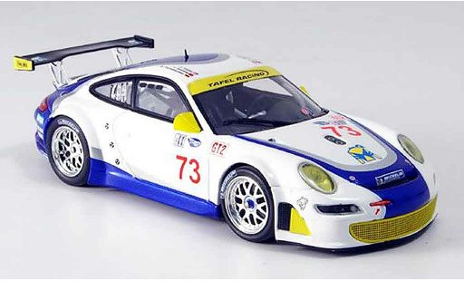 Porsche 911 GT3 RSR 1/43 Minichamps 2007 Tafel Farnbacher James coche miniatura