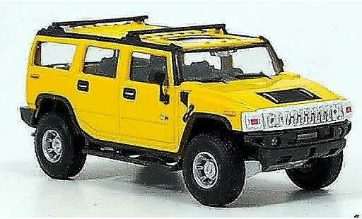 Hummer H2 Base 1/43 Cararama amarillo coche miniatura