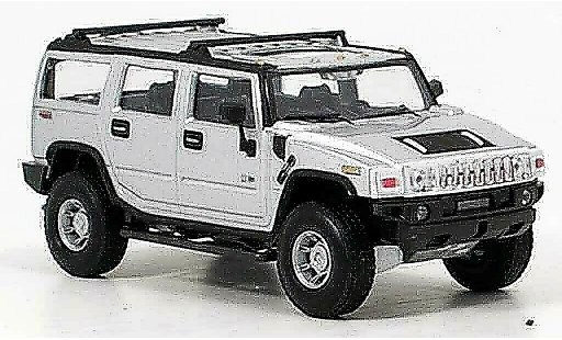 Hummer H2 Base 1/43 Cararama gris metallisee coche miniatura