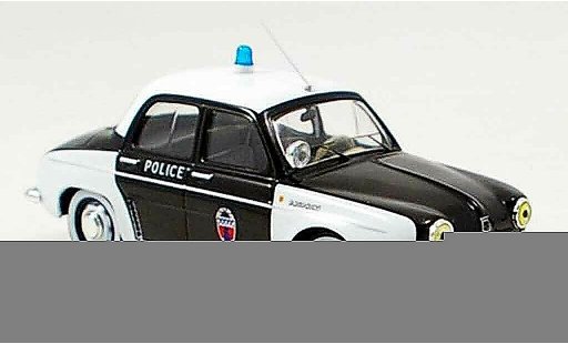 Renault Dauphine Base 1/43 IXO police paris 1962 coche miniatura