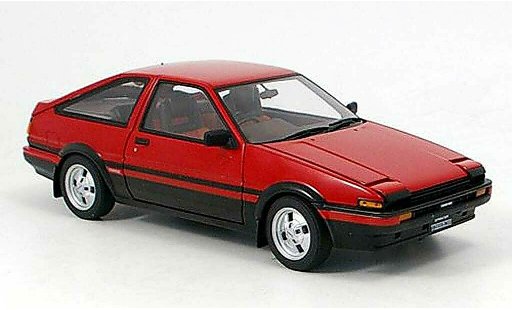 Toyota Trueno AE86 1/18 Autoart ae trueno rojo coche miniatura