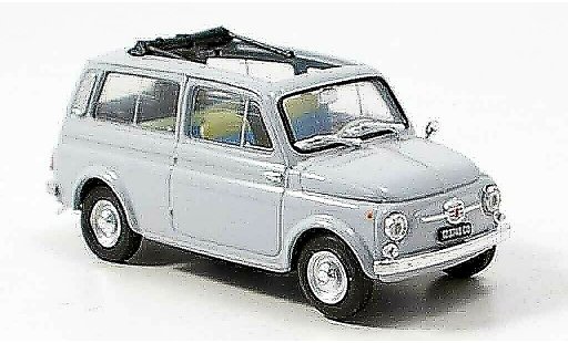 Fiat 500 Giardiniera 1/43 Brumm gris 1960 coche miniatura