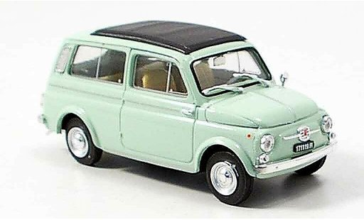 Fiat 500 Giardiniera 1/43 Brumm verde 1960 coche miniatura