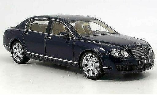 Bentley Continental berline 1/18 Minichamps Flying spur azul 2006 coche miniatura