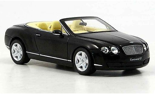Bentley Continental GTC 1/43 Minichamps negro 2006 coche miniatura
