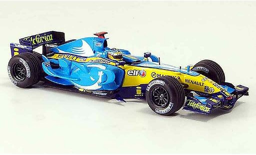 Renault F1 2006 1/43 Minichamps team r26 alonso gp frankreich coche miniatura