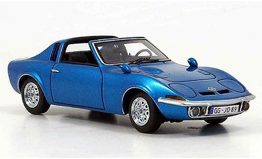 Opel GT Aero Base 1/43 Neo azul 1969 coche miniatura