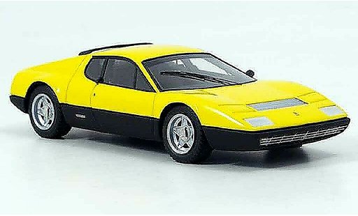 Ferrari 365 GT4/BB 1/43 Look Smart amarillo negro coche miniatura