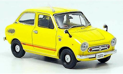 Suzuki Fronte SS 1/43 Ebbro amarillo 1968 coche miniatura