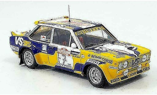 Fiat 131 Abarth 1/43 Trofeu Kivimaki Rally San Remo 1980 coche miniatura