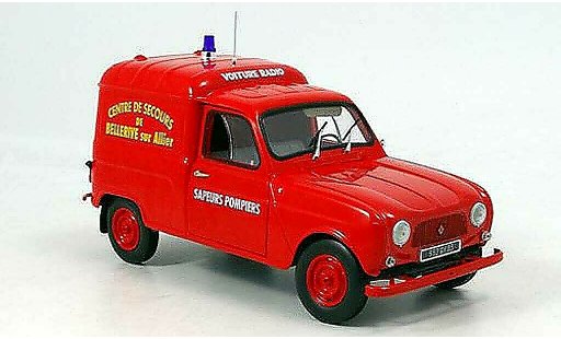 Renault 4 F4 1/18 Norev F pompier frankreich 1965 coche miniatura