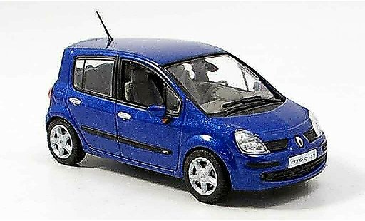 Renault Modus Base 1/43 Norev azul 2006 coche miniatura