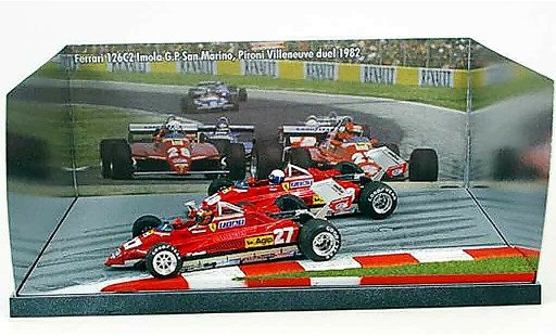 Ferrari 126 CK 1/43 Brumm turbo villeneuve pironi duell coche miniatura