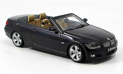 Bmw 335 cabriolet 1/43 Autoart E93 Descapotable (E93) negro coche miniatura