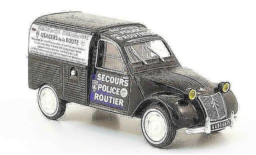 Citroen 2CV police 1/43 IXO furgonetaente secours routier coche miniatura