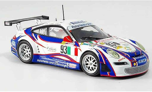 Porsche 911 GT3 RSR 1/43 Minichamps 2007 Autorlando Le Mans coche miniatura