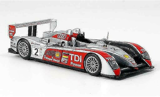 Audi R10 course 1/43 IXO 2007 No.2 Le Mans 2007 coche miniatura