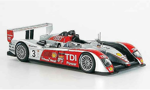 Audi R10 course 1/43 IXO 2007 No.3 Le Mans 2007 coche miniatura