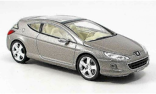 Peugeot 407 Elixir 1/43 Norev gris concept coche miniatura