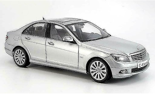 Mercedes Classe C Base 1/18 Autoart berline (w 204) elegance gris coche miniatura