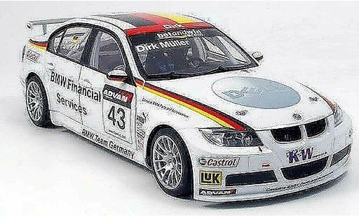 Bmw 320 WTCC 1/18 Autoart E90 si no.43 d.muller 2006 coche miniatura