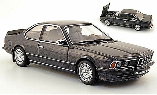 Bmw 635 CSi 1/43 Autoart antracita coche miniatura