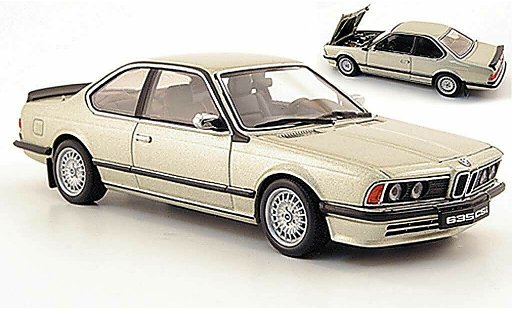 Bmw 635 CSi 1/43 Autoart beige coche miniatura