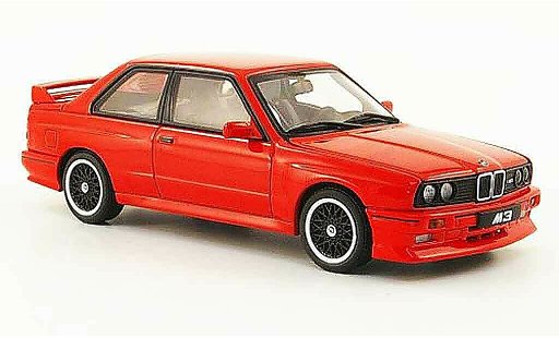 Bmw M3 evo 2 1/43 Autoart E30 Evolution Cecotto Edition rojo 1989 coche miniatura