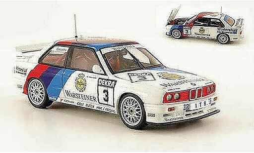 Bmw M3 dtm 1/43 Autoart E30 No.3 J.Cecotto 1991 coche miniatura