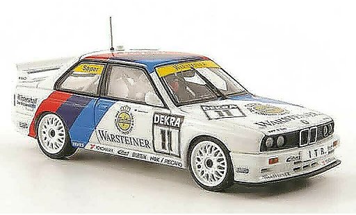 Bmw M3 dtm 1/43 Autoart E30 No.11 Warsteiner S.Soper Saison 1991 coche miniatura