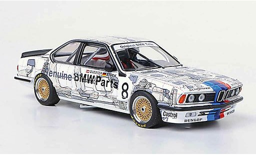 Bmw 635 Gr.A 1/43 Autoart No.8 Team Schnitzer H.J.pieza / D.Quester Gruppe A 1984 coche miniatura