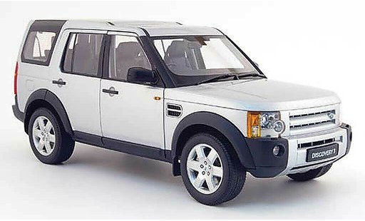 Land Rover Discovery Base 1/18 Autoart 3 gris 2005 coche miniatura