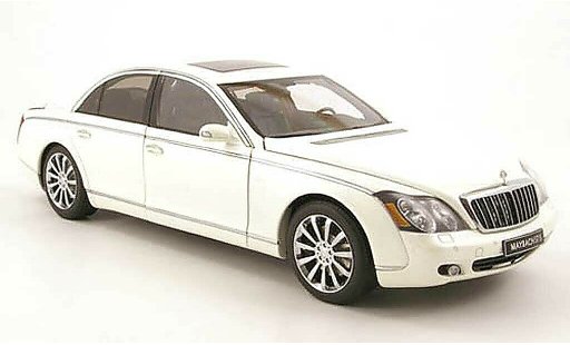 Maybach 57 S 1/18 Autoart blanco 2005 coche miniatura